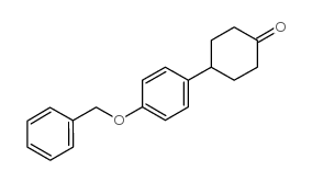 4-[P-(苄氧基)苯基]环己酮结构式