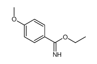 ethyl 4-methoxybenzenecarboximidate结构式