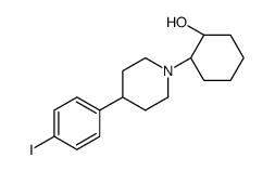 (1S,2S)-2-[4-(4-iodophenyl)piperidin-1-yl]cyclohexan-1-ol结构式