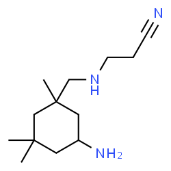 3-[[(5-amino-1,3,3-trimethylcyclohexyl)methyl]amino]propiononitrile结构式