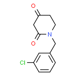 1-[(3-chlorophenyl)methyl]piperidine-2,4-dione picture