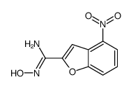 2-Benzofurancarboximidamide, N-hydroxy-4-nitro-结构式