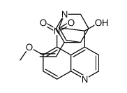 (8alpha,9R)-10,11-dihydro-6'-methoxy-5'-nitrocinchonan-9-ol结构式