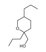 tetrahydro-2,5-dipropyl-2H-pyran-2-methanol结构式