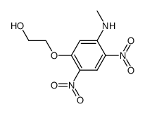 2-(5-methylamino-2,4-dinitro-phenoxy)-ethanol Structure