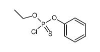 O-ethyl-O-phenyl-phosphorochloridothioate结构式