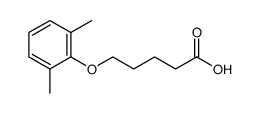 5-(2,6-dimethylphenoxy)pentanoic acid结构式