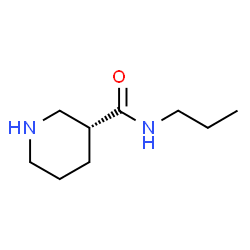 (3R)-N-Propyl-3-piperidinecarboxamide结构式