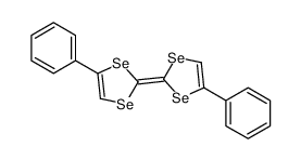 4-phenyl-2-(4-phenyl-1,3-diselenol-2-ylidene)-1,3-diselenole Structure