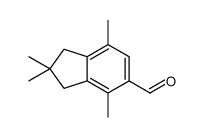 2,2,4,7-tetramethyl-1,3-dihydroindene-5-carbaldehyde Structure