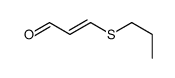 3-propylsulfanylprop-2-enal Structure