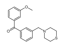 3-METHOXY-3'-THIOMORPHOLINOMETHYL BENZOPHENONE图片