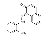 1-[(2-aminophenyl)hydrazinylidene]naphthalen-2-one Structure