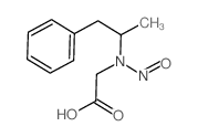 2-(nitroso-(1-phenylpropan-2-yl)amino)acetic acid结构式