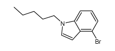 4-bromo-1-pentyl-1H-indole Structure