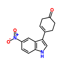 4-(5-Nitro-1H-indol-3-yl)-3-cyclohexen-1-one picture