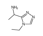 1-(4-Ethyl-4H-1,2,4-triazol-3-yl)ethanamine Structure