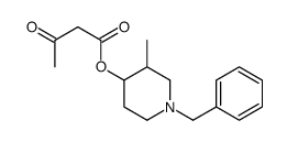 (1-benzyl-3-methylpiperidin-4-yl) 3-oxobutanoate结构式