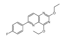 2,4-diethoxy-6-(4-fluorophenyl)pyrido[3,2-d]pyrimidine Structure