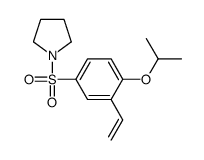 1-(3-ethenyl-4-propan-2-yloxyphenyl)sulfonylpyrrolidine结构式