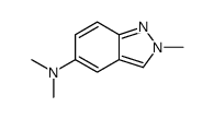 N,N,2-trimethylindazol-5-amine结构式