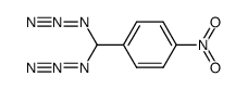 1-(diazidomethyl)-4-nitrobenzene结构式