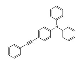 N,N-diphenyl-4-(2-phenylethynyl)aniline Structure