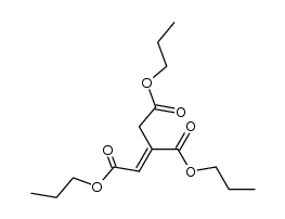 propene-1c,2,3-tricarboxylic acid tripropyl ester Structure