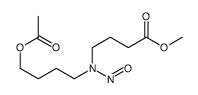 methyl 4-[4-acetyloxybutyl(nitroso)amino]butanoate结构式