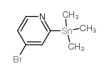 4-BROMO-2-(TRIMETHYLSTANNYL)-PYRIDINE结构式