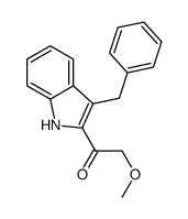 1-(3-benzyl-1H-indol-2-yl)-2-methoxyethanone Structure