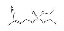 (Z)-4-diethylphosphonooxy-2-methyl-2-butenenitrile Structure