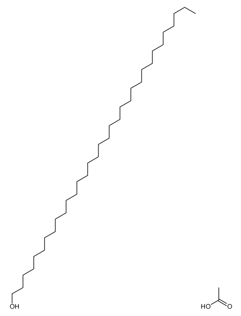 acetic acid,tritriacontan-1-ol Structure