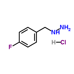 (4-Fluorobenzyl)hydrazine hydrochloride (1:1) Structure