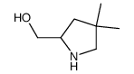 4,4-dimethyl-2-PyrrolidineMethanol structure