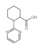 1-PYRIMIDIN-2-YLPIPERIDINE-2-CARBOXYLIC ACID structure