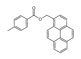 pyren-1-ylmethyl 4-methylbenzoate结构式