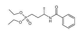 ((S)-3-Benzoylamino-butyl)-phosphonic acid diethyl ester结构式