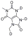 1,7-Dimethyluric acid-d3结构式