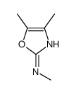 N,4,5-trimethyl-1,3-oxazol-2-amine Structure