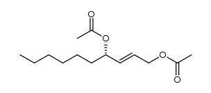 (S,E)-dec-2-ene-1,4-diyl diacetate结构式