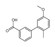 5-Methoxy-2-methylbiphenyl-3-carboxylic acid Structure