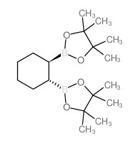 (1R,2R)-REL-1,2-BIS(4,4,5,5-TETRAMETHYL-1,3,2-DIOXABOROLAN-2-YL)CYCLOHEXANE Structure