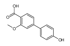 4-(4-hydroxyphenyl)-2-methoxybenzoic acid Structure