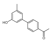 1-[4-(3-hydroxy-5-methylphenyl)phenyl]ethanone结构式