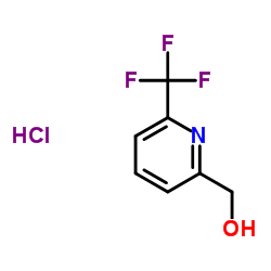 [6-(Trifluoromethyl)-2-pyridinyl]methanol hydrochloride (1:1)结构式