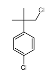 1-chloro-4-(1-chloro-2-methylpropan-2-yl)benzene Structure