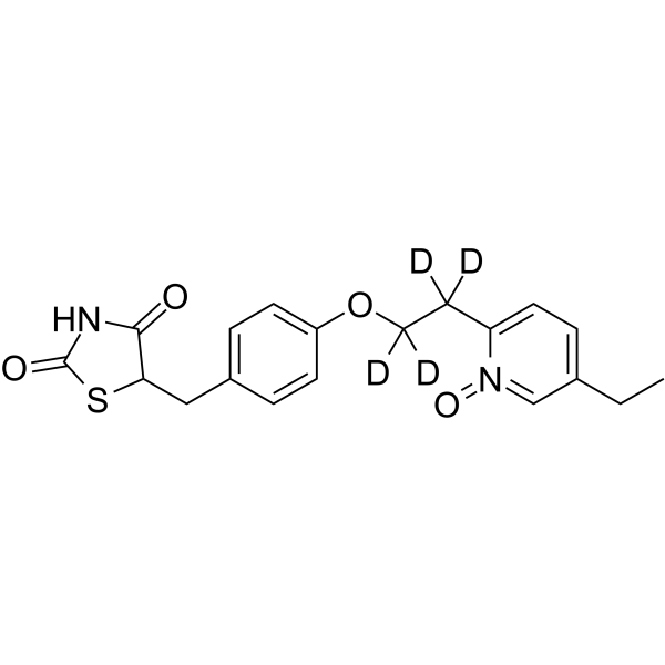 Pioglitazone-d4 N-Oxide Structure