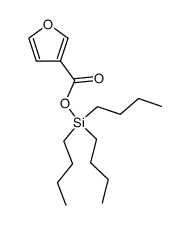 tributylsilyl furan-3-carboxylate Structure