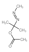 2-Propanol,2-(2-methyldiazenyl)-, 2-acetate结构式